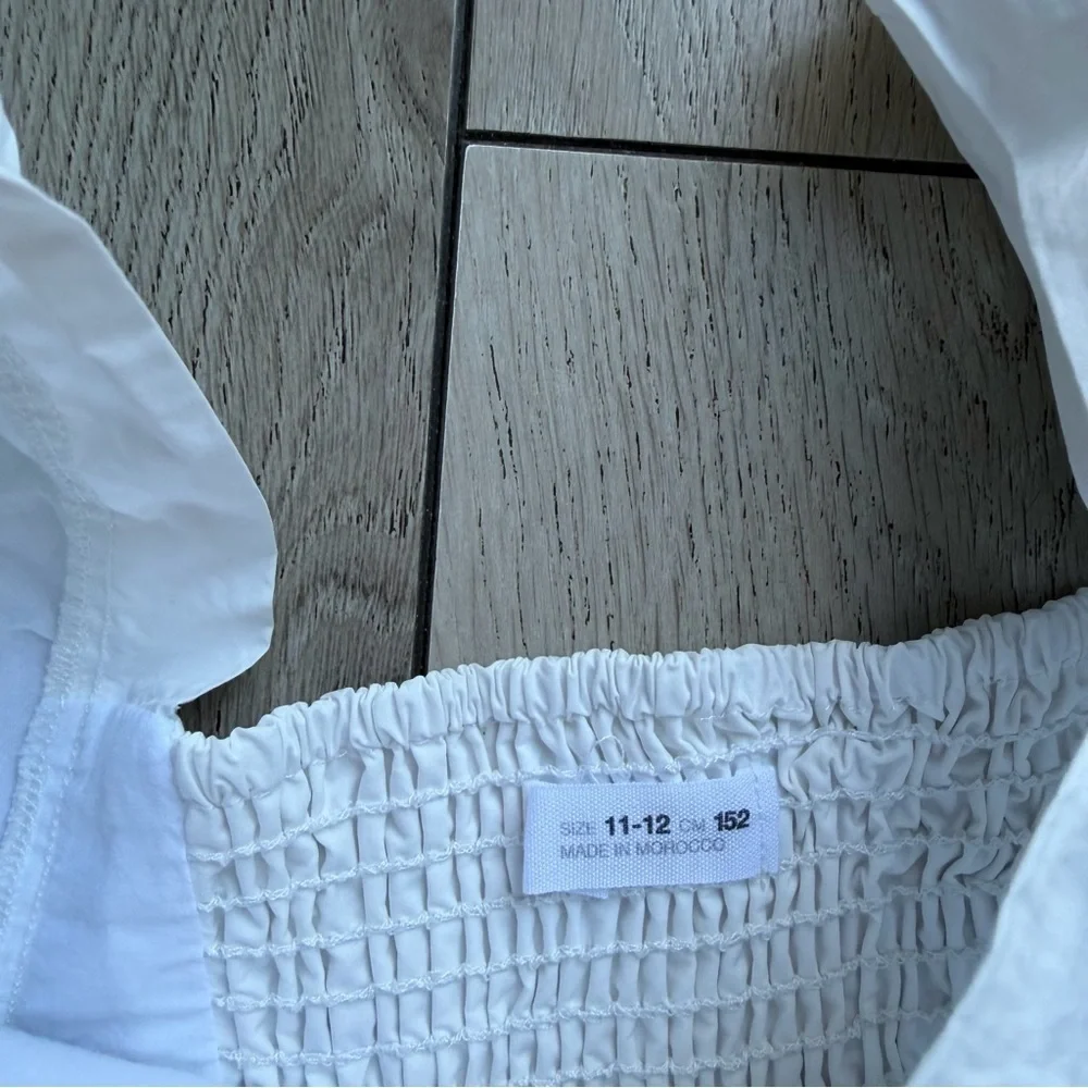 Zara Elegant White Kids Dress